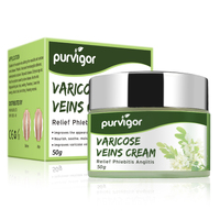 PURVIGOR Removal Varicose Veins Treatment Cream Anti Spider Stretch Marks Vasculitis Advanced Legs Health Repair Support Phlebitis