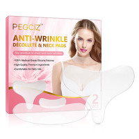 Pegciz Anti Wrinkle Pads Decollete Neck ChestAging Pads Lifting Silicone Patches Reusable