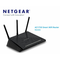 NETGEAR R6400 AC1750 Smart Wi-Fi Dual Band Gigabit Wireless Router AU