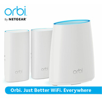 Netgear Orbi RBK330 AC2200 Tri-band WiFi System 3-Pack RBK30 + RBW30