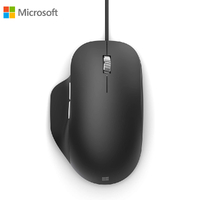 Wired USB Mouse Microsoft BlueTrack Mice Black Ergonomic RJG-00005
