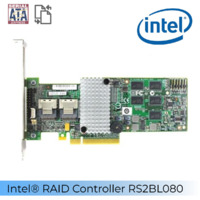 8-Port Intel RAID Controller RS2BL080 6Gb/s SAS SATA PCI-E x8 + Backup Battery