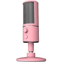 Razer Seiren X Quartz Edition Gaming USB Streaming Microphone: Professional Grade - Built-in Shock Mount - Supercardiod Pick-Up Pattern - Anodized Alu
