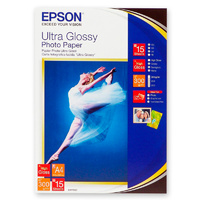 Epson A4 Ultra Glossy Photo Paper 15 Sheets