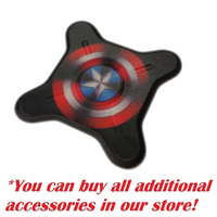 Kome QI Wireless Magnetic Patch - Sticker/Holder for Smartphones with built-in QI Receiver (Samsung S6, S7, LG, Google Nexus)