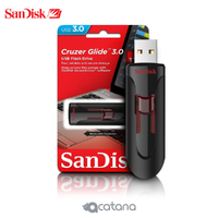 64GB USB 3.0  Flash Drive Sandisk Cruzer Glide CZ600 Black SDCZ600-064G-G35