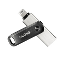 Flash Drive 256GB USB 3.0 Lightning Sandisk iXpand Flash Drive Go for iPhone/iPad SDIX60N-256G-GN6NE