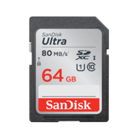SD Memory Card SanDisk 64GB Ultra SDXC Class 10 SDSDUNC-064G-GN6IN