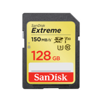 SD Memory Card SanDisk Extreme 128GB SDXC UHS-I 150MB/s SDSDXV5-128G-GNCIN