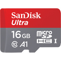 microSDHC SanDisk Ultra A1 16GB UHS-I 100MB/s SDSQUAR-016G-GN6MA
