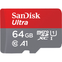 microSD Sandisk Ultra A1 64GB UHS-I MicroSDXC SDSQUAR-064G-GN6MA