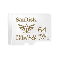 microSDXC Memory Card for Nintendo Switch 64GB SanDisk UHS-I 100MB/s SDSQXAT-064G-GNCZN