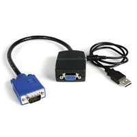 Startech 2 Port VGA Video Splitter USB Powered ST122LE