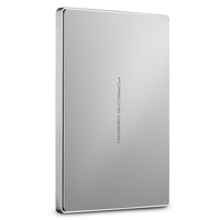 LaCie 1Tb Porsche Design Mobile Drive P'9227, USB3.1 Type-C 2.5" Portable Hard Drive, Silver