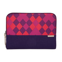 STM Grace 13" soft sleeve for MacBook, Ultrabook or other similarly sized laptops, purple diamonds