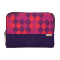 STM Grace 15" laptop soft sleeve for 15-Inch MacBook Pro retina or other similarly sized laptops Purple diamonds