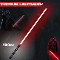 Black Hand Lightsaber Laser Light Saber Sword Metal 100cm RGB 11 Colors