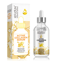 Skin Face Collagen Peptide Serum Hyaluronic Acid Vitamins Anti-Aging Reduces Wrinkles Heals and Repairs Skin while Improving Tone and Texture