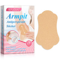 Sefudun Underarm Armpit Sweat Block Pads Stickers Summer Shield Guard Absorbing White Disposable Anti Perspiration 28pcs