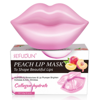 Sefudun Collagen Lip Mask Peach Plumper Moisturizing Beauty Care Gel Patch  Lip Lines Moisturizing Lip Mask, Lip Sleep Mask Reduces