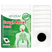 Sefudun Herbal Cough Relief Patch Throat Patches Natural Chest Comfort Cold Immune Support Flu, 6pcs
