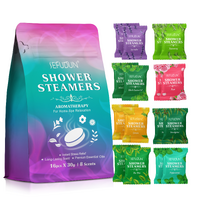 Lovelys Shower Steamers Aromatherapy Bath Bombs Body Essential Oils Stress Relief Home Spa Relaxation Long Lasting Gift Women Men (16 pcs 8 Scents)