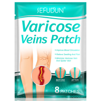 Varicose Veins Patch Treatment for Legs Relief Pain Vasculitis, Spider Vein Strengthen Capillary Health Blood Circulation Vein Care Fading  (8 count)