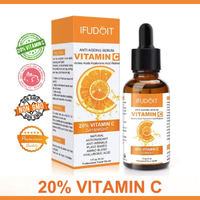 ifudoit Vitamin C & E Face Serum with Hyaluronic Acid Anti Ageing Aging Wrinkle Collagen