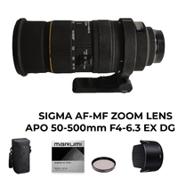 Sigma Telephoto Zoom Lens APO 50-500mm F4-6.3 EX DG for Digital SLR Cameras 10x zoom