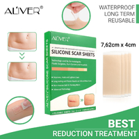 Aliver Scar Silicone Gel Sheet Patch Skin Removal Efficient Treatment Repair Wound Burn Medical Reducers Strips