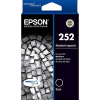 Epson 252 Std Capacity DURABrite Ultra Black ink - WF-3620, WF-3640, WF-7610, WF-7620