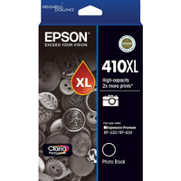 Epson 410XL High Capacity Claria Premium - Photo Black Ink Cartridge ( XP-530, XP-630, XP-540, XP-640)