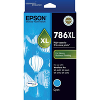 Epson 786XL High Capacity DURABrite Ultra Cyan ink - WorkForce Pro WF-4630, WF-4640