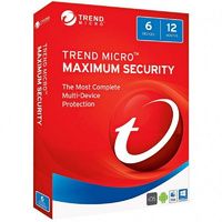 Trend Micro Maximum Security 2017 for 1-6 devices 12 month's add-on anti-theft anti fishing software OEM