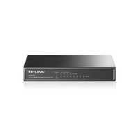 TP-Link TL-SF1008P 8-port 10/100M PoE Switch, 8 10/100M RJ45 Ports Including 4 PoE ports, Steel Case