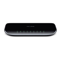 TP-Link TL-SG1008D 8-port Desktop Gigabit Switch, 8 10/100/1000M RJ45 Ports, Plastic Case