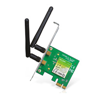 TP-Link TL-WN881ND 300Mbps Wireless N PCI Express Adapter, Atheros, 2T2R, 2.4GHz, 802.11n/g/b, 2 Detachable Antennas