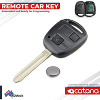 Remote Car Key Replacement for Toyota LandCruiser 100 series 1998 - 2002