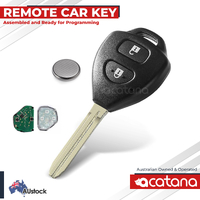 Remote Car Key Replacement For Toyota Hiace 2006 - 2010