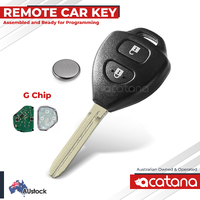 Complete Remote Car Key for Toyota Yaris 11 - 14 Corolla 09 - 12 Hilux 09 - 15
