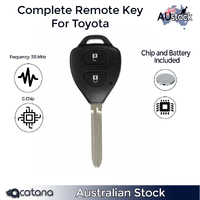 Complete Remote Car Key for Toyota Corolla 2009 2010 2011 2012 G Chip 315 MHz