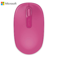 Wireless Mobile Mice Microsoft Mouse 1850 Pink USB Receiver U7Z-00066