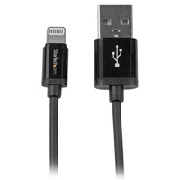 StarTech Lightning to USB Cable 15cm Black 8-pin USBLT15CMB