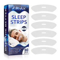ValleyLux Anti Snoring Sleep Strips Gentle Mouth Tape for Nose Breathing Low Loud Snoring Relief 90 pcs