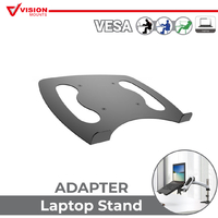 Vision Mounts VM-D15 | Laptop or Notebook Holder Adapter Plate for VESA Monitor Mount Stand Arms
