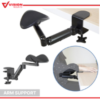 Computer Elbow Armrest Hand Arm Support Device Wrist Rest Mouse Desktop Office