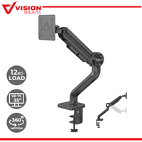 Vision Mounts VM-GE61 |  Heavy-duty Monitor Mount Arm Single Stand Gas Spring Desk Screen Holder 12kg load