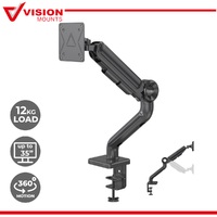 Vision Mounts VM-GE61 |  Heavy-duty Monitor Mount Arm Single Stand Gas Spring Desk Screen Holder 12kg load