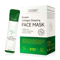 VOGSIG Korean Collagen Firming Mask Hydrating Anti Aging Face Lazy Mask Sleeping Wash-Free Moisturizing Lifting Wrinkle Deep Cleaning