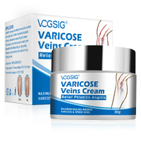 VOGSIG Removal Varicose Veins Cream Anti Spider Stretch Marks Pain Relief for Legs Vasculitis Phlebitis, 50g